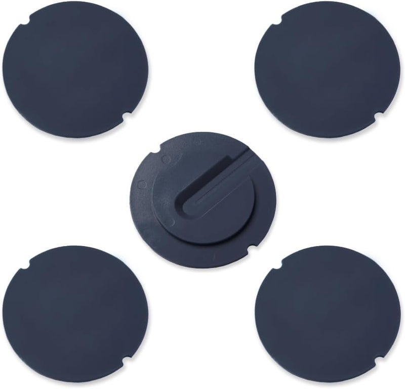 POWERTEC 71084 Zero Clearance Band Saw Table Insert for Jet Bandsaw Models, 2-1/2” Outer Dia. x 1-3/4” Inner Dia. – 5 Pack (Color May Vary) - Image 1